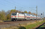 146 569 führte am 03.11.24 den IC 2445 nach Dresden durch Braschwitz Richtung Halle(S).