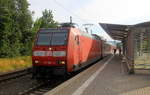 146 001-3 DB zieht einen RE9 von Aachen-Hbf nach Siegen-Hbf und hält in Aachen-Rothe-Erde und fährt dann weiter nach Köln,Siegen.