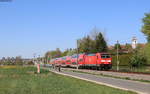 146 233-2  Donaueschingen  mit dem RE 4729 (Karlsruhe Hbf-Konstanz) bei Kirchdorf 23.4.20