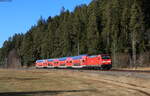 146 228-2  St.Georgen(Schwarzw)  mit dem RE 4727 (Karlsruhe Hbf - Konstanz) im Groppertal 3.3.22