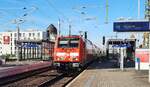 DB 146 225-8 mit der S 32757 (S2) von Dresden-Flughafen nach Dresden Hbf, am 07.08.2022 bei der Einfahrt in Dresden Mitte.