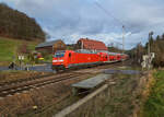 Am 03.01.2024 war 146 205 mit S 31721 auf dem Weg von Meißen Triebischtal nach Bad Schandau.