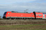  146 244 mit Doppelstockwagen von Regensburg nach München Hbf.