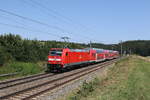 146 245 aus Regensburg kommend am 24. August 024 bei Artlkofen.