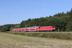 146 242 aus Regensburg kommend am 24. August 2024 bei Ascholtshausen.