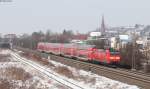 RE 26502 (Basel Bad Bf-Offenburg) mit Schublok 146 112-8 bei Teningen 14.2.13