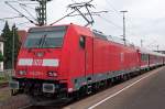 146 219-1 ( 91 80 6146 219-1 D-DB ), Bombardier Transportation GmbH, [D]-Kassel 34052, Baujahr 2005, Eigentümer: DB Regio AG - Region Baden-Württemberg,  
Fahrzeugnutzer: DB ZugBus Regionalverkehr Alb-Bodensee GmbH, [D]-Ulm, Bh Ulm, Erst-Bw Stuttgart, 23.08.2013; Schorndorf Bf