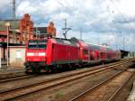 Am 06.09.2015 fuhr 146 009 (derzeit NRW Dortmund) mit ihrem RE 20 von Stendal nach Uelzen.Die Br.146.0 wird bald alltag werden in Stendal weil die 112er und 114er wohl weitergereicht werden an andere