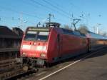 146 002-1 mit RE2 nach Mnchengladbach verlsst soeben Wanne-Eickel Hbf.