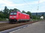 Eine alleinstehende 146er im Bahnhof Aalen ist eine absolute seltenheit.