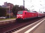 Eine der neuen 146.1er(146 125-0) steht in Peine und wartet auf die weiterfahrt nach Braunschweig.