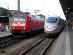 Zwei nach Basel: 146-109 mit RE Offenburg - Basel SBB und ICE3 Dortmund/Kln - Basel SBB.