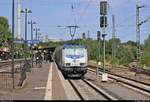 146 505-3  Rotenburg (Wümme)  der Metronom Eisenbahngesellschaft mbH als RE 82124 (RE3) nach Hamburg Hbf steht in seinem Startbahnhof Uelzen auf Gleis 103.