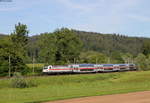 147 557-3 mit dem IC 2063 (Stuttgart Hbf-Nürnberg Hbf) bei Sachsenhof 2.6.19