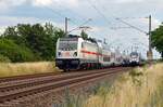 147 559 bespannte am 25.06.23 den IC 1934 von Dresden nach Emden. In Greppin traf er bei der Fahrt Richtung Dessau auf einen RE13 nach Leipzig.