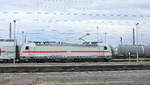 DB 147 559 mit dem IC 2066 von Leipzig Hbf nach Karlsruhe Hbf, am 16.02.2024 in Großkorbetha.