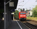 152 031-1 DB kommt als Lokzug aus Neuss nach Aachen-West und kommt aus Richtung 