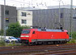152 149-1 DB rangiert in Aachen-West. 
Aufgenommen vom Bahnsteig in Aachen-West. Am Abend vom 6.9.2019.