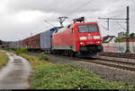 Schiebewandzug mit 152 119-4 DB fährt in Tamm auf der Bahnstrecke Stuttgart–Würzburg (Frankenbahn | KBS 780) Richtung Kornwestheim.
[26.9.2019 | 16:06 Uhr]