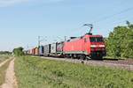 Mit dem KT 40216 (Gallarate - Zeebrugge Vorming) fuhr am späten Morgen des 02.06.2020 die 152 048-5, welche den Zug im Abschnitt von Basel SBB RB bis Aachen West bespannte, nördlich von