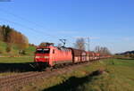 152 024-6 mit dem GAG 63157 (Oberhausen West-Singen(Htw)) bei Rietheim 9.5.21
