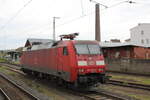 DB 152 081-6 am 05.05.2023 in Bebra.