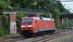 DB Cargo AG, Mainz mit ihrer  152 144-2  [NVR-Nummer: 91 80 6152 144-2 D-DB] am 27.05.24 Höhe Bahnhof Hamburg-Harburg.