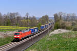 DB 152 113 mit KT 44691 Padborg - Verona Q.E. am 28.04.2021 bei Bad Münder-Hasperde