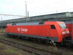 Auf Grund der Streiks (GDL) stehen werktags E-Loks des Gterverkehrs ,eine davon die BR 152 019-6 von DB Cargo in
Wanne Eickel Hbf.(16.11.2007) 
