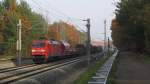 Und 152 115-2 kam im Gegenzug mit einem gemischten Gterzug gen Polen durch Bestensee.