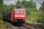 Am 12.072014 bespannte die 152 050-1 den 49150 (Bludenz - Bremen Kaiserhafen) von Basel/Weil am Rhein bis zum Endbahnhof.