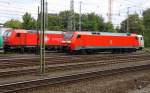 152 080-8 DB rangiert in Aachen-West. Aufgenommen vom Bahnsteig in Aachen-West bei Sonne und Wolken am 16.8.2014.