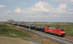 152 039 mit GC 98495 (Osnabrck Rbf–Schna Grenze) am 20.04.2012 zwischen Leckwitz und Kottewitz