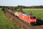 152 074 mit GC 61073 (Hamburg Hohe Schaar–Salzbergen) am 14.08.2012 zwischen Maschen Rbf und Jesteburg