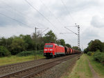 DB Cargo 152 150-9 mit Kaliwagen am 20.09.16 bei Hanau West