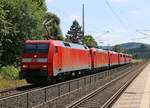 152 140-0 zog diesen Lokzug mit 185 076-7, 185 339-9, 151 153-4, 151 168-2 und 151 045-2 am 10.07.2015 durch Wehretal-Reichensachsen Richtung Norden.