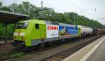 Auf Grund der Umleiter von der SFS an diesem Wochenende zog es mich mal wieder nach Eichenberg! 152 005-5 zog am 12.06.2010 ihren Gterzug von Kassel kommend durch Gleis 5 dem Norden entgegen...! Man