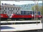 DB Taurus 182 009-1 und 2 BB Stiere 1016 016-6 und 122-1 HBh Graz 21.04.2007