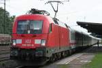 Die 182 001-8 mit dem RE18 nach Cottbus mdurchfhrt Kln West am 13.08.2010