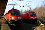 Heute nur bis Pirna! Aufgrund von Bauarbeiten enden die Zge der S1 aus Meien im Bahnhof Pirna. Hier erreichte soeben 182 019 den Endbahnhof. 28.12.2011