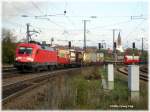 182 014-1 mit TEC 42136 am 29.10.06 in Bretten.