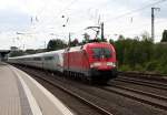 ICE 2 im Schlepp eines Taurus! DB 182506 kam am 23.6.2014 um 14.51 Uhr durch Herford in Richtung Minden - Hannover.