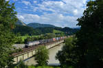 182 529 + 189 992 + 189 998 mit DGS 40576 am 22.07.2017 bei Kirchbichl.