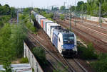 Wiener Lokalbahnen Cargo ES 64 U2-023 // Köln, Abzweig Steinstraße // 4. Mai 2007