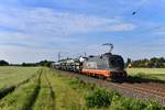 242 504 mit einem Autozug am 24.05.2018 bei Rohrsen.