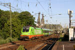 182 516 am Flixtrain rtg Hamburg am 01.06.2023 in Köln Messe/Deutz