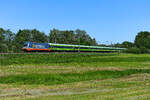 Gar nicht auf dem Schirm hatte ich die Tatsache, daß Flixtrain aktuell Loks von Hectorrail auf der Linie FLX 20 nutzt.