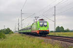 Am 02.06.24 führte 242 503 den FLX 1363 nach Leipzig durch Gräfenhainichen.