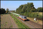 Hectorrail 242502 ist hier am 20.9.2024 um 11.23 Uhr mit dem Flix Train nach Hamburg auf der Rollbahn in Osnabrück-Hellern unterwegs.