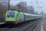 HCTOR 242.503 in Diensten von Flixtrain in Recklinghausen-Süd 11.1.2025